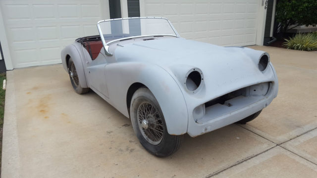 1959 Triumph TR3 - Build Number TS53896L 1959 Triumph TR3A