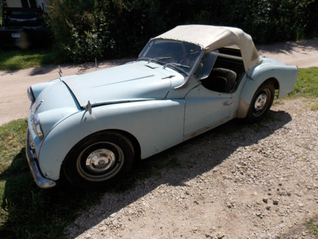 1959 Triumph TR3 Roadster Runs All Original Paint 43k miles 1959 Triumph TR3