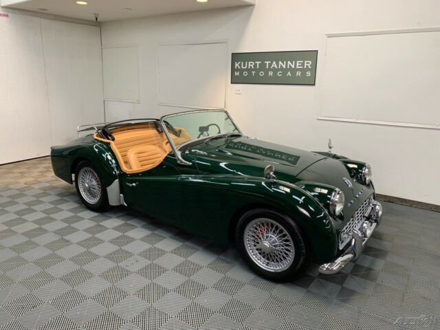 1959 TRIUMPH TR3A. 72-SPOKE WIRES. FOG LAMPS. GROUND UP FRAME-OFF RESTORATION 1959 Triumph TR3 1959 TRIUMPH TR3A. 4-SPEED, 72-SPOKE WIRES.