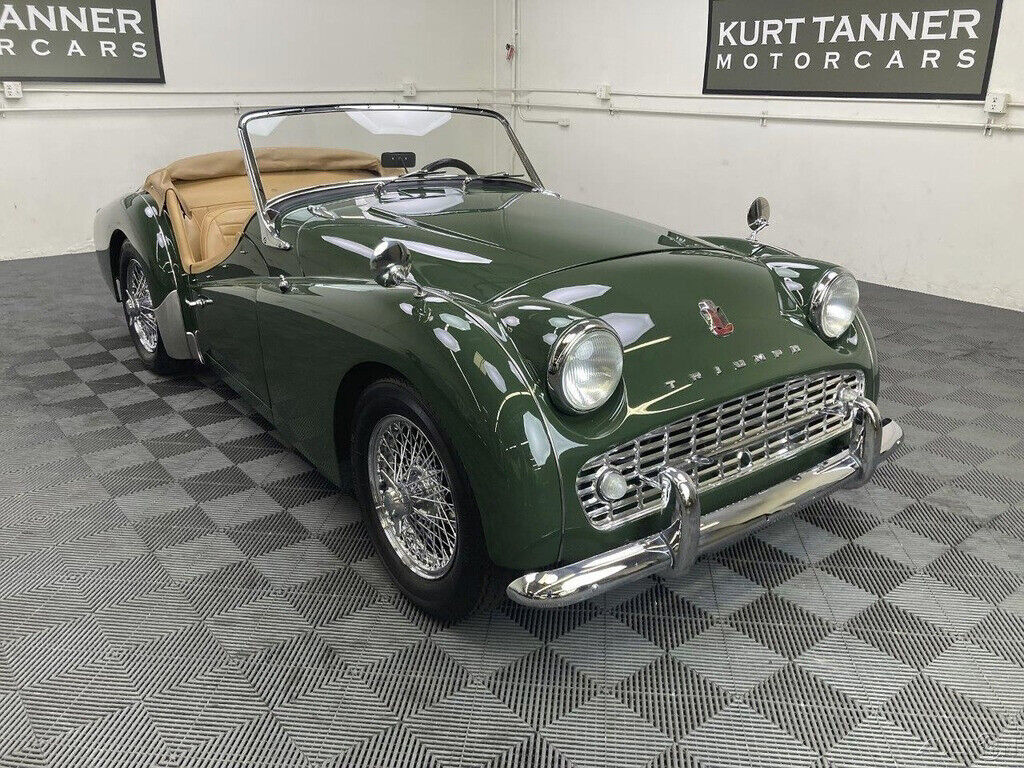 1959 TRIUMPH TR3A. SUPERB, PROFESSIONAL, FRESH NUT & BOLT, GROUND-UP RESTORATION 1959 Triumph TR3 1959 TRIUMPH TR3A. BRITISH RACING GREEN