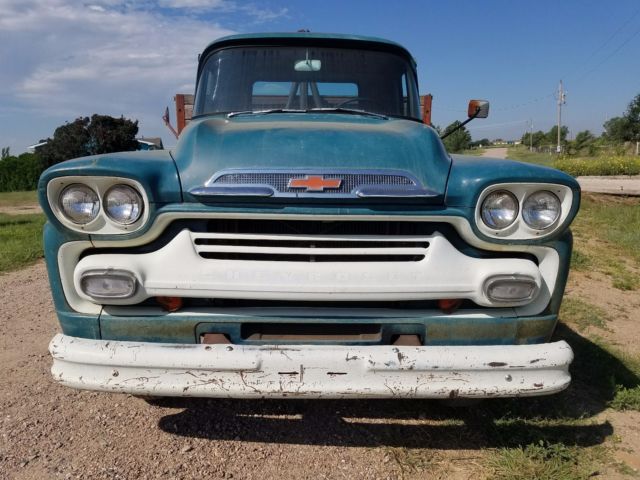 1959 Chevrolet VIKING 40 FARM WORK DUMP PATINA TRUCK PROJECT 1 1/2 TON SHOP - photo 10