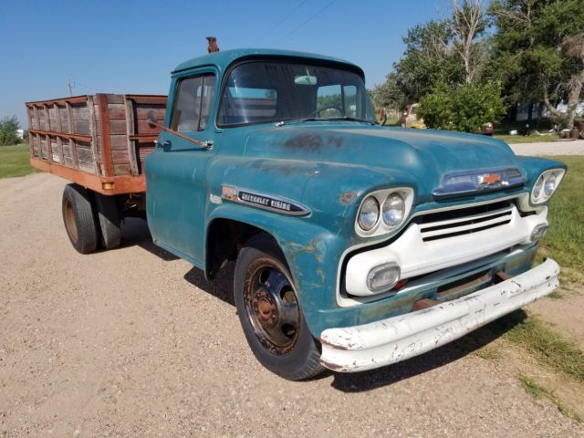 1959 Chevrolet VIKING 40 FARM WORK DUMP PATINA TRUCK PROJECT 1 1/2 TON SHOP - photo 2