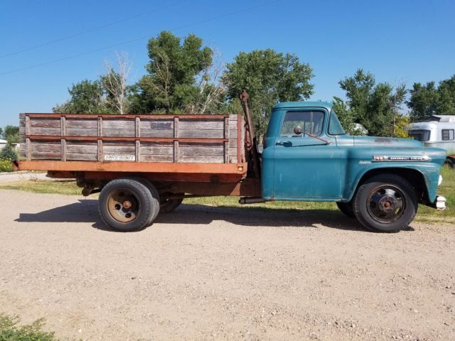 1959 Chevrolet VIKING 40 FARM WORK DUMP PATINA TRUCK PROJECT 1 1/2 TON SHOP - photo 5
