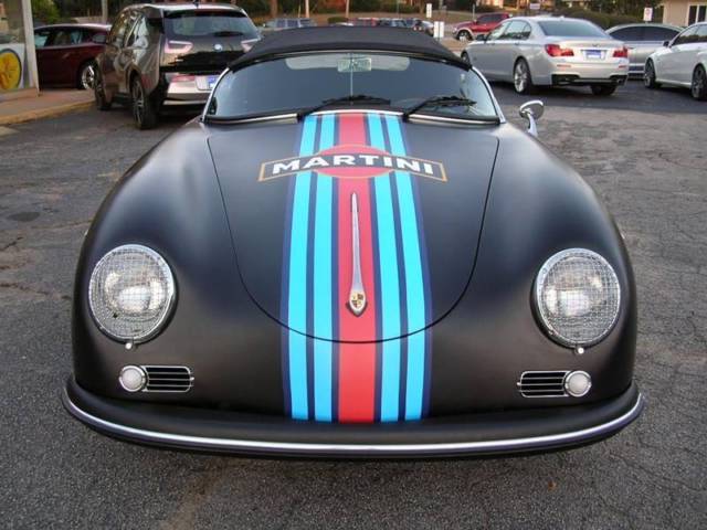 1959 Vintage Speedster Repilca 356 in Martini Race Livery/Custom Matt Black 1959 Porsche 356 Martini Race Livery