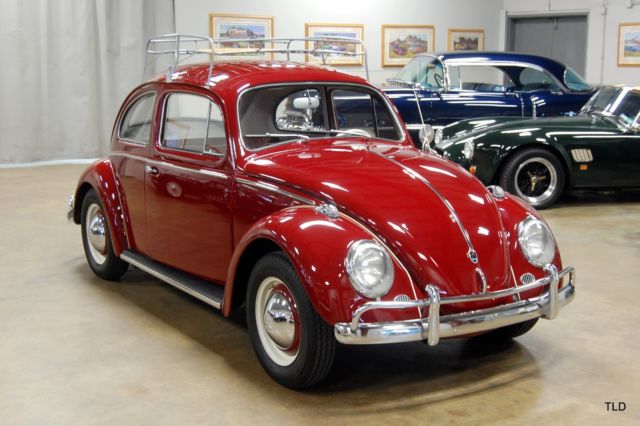 1959 Volkswagen Beetle, Burgundy/Maroon with 0 available now! 1959 Volkswagen Beetle-New --