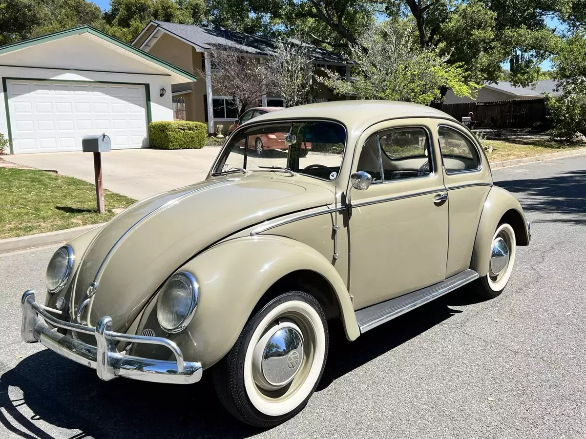 1959 Volkswagen Beetle (Pre-1980) Sedan Brown European deluxe 1959 Volkswagen Beetle (Pre-1980) European deluxe