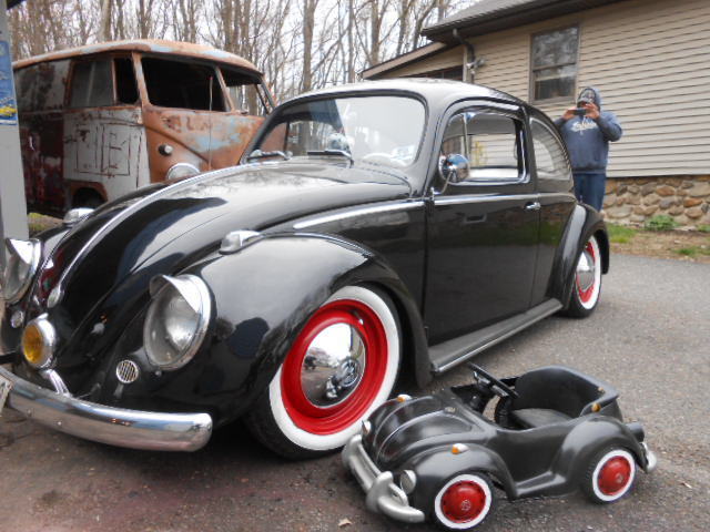 1959 Volkswagen Beetle Sedan, VW Bug, Punch Buggy Black 1959 Volkswagen Beetle - Classic sedan