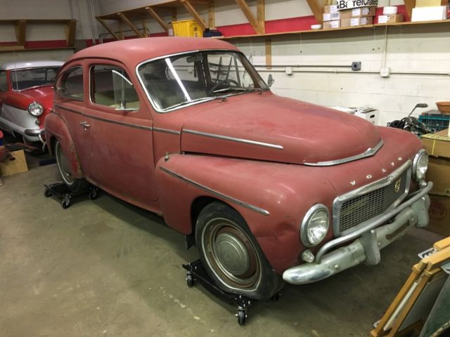 1959 Volvo PV544, red, with red and white interior 1959 Volvo PV544