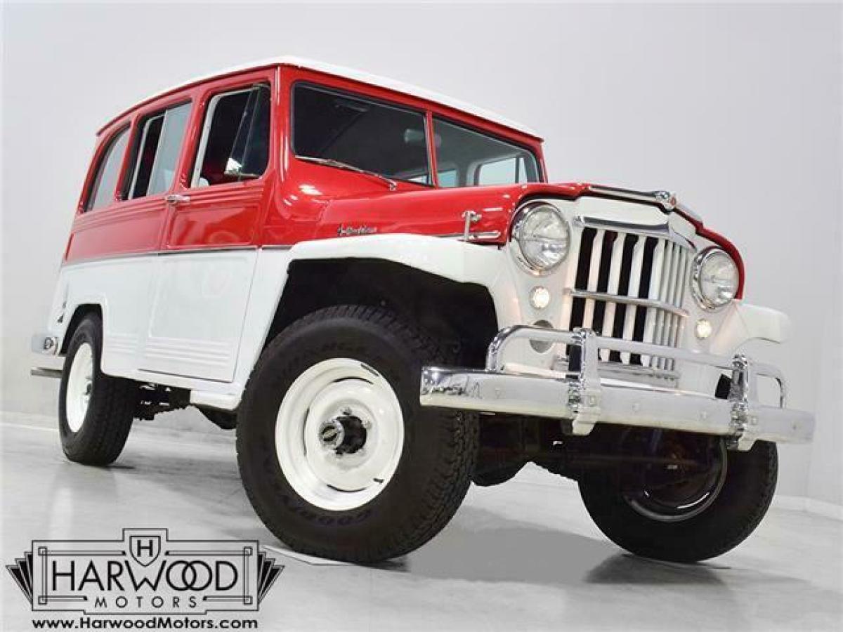1959 Willys Utility Wagon 51382 Miles Red and White SUV 226 cubic inch inline-6 1959 Willys Utility Wagon