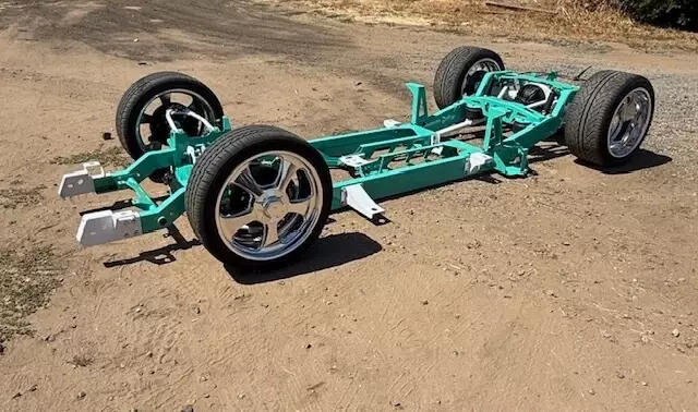 1960-1972 C10 Choppin' Block Stage 3 Chassis Short Bed Budnik wheels 1966 Chevrolet C10 Bagged wilwood Budnik C10 C20 C30