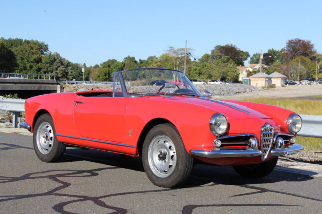 1960 ALFA ROMEO GIULIETTA SPIDER 1300 "NICE CAR, GREAT MECHANICALS, GOOD PATINA" 1960 Alfa Romeo Spider SPIDER 1300