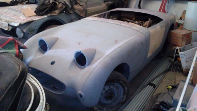 1960 AUSTIN HEALEY BUGEYE SPRITE ROLLING PROJECT WITH SURPLUS PARTS 1960 Austin Healey Sprite