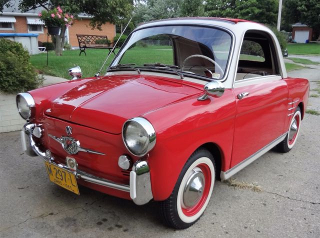 1960 AUTOBIANCHI BIANCHINA TRASFORMABILE SPECIAL Two Cylinder Fiat 500 Micro Car 1960 Fiat 500