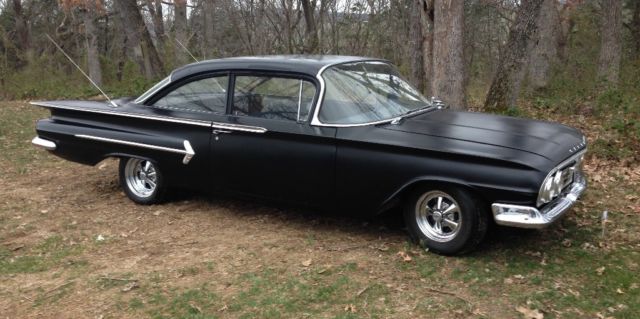 1960 Black Chevy Biscayne 2 door 1960 Chevrolet Biscayne