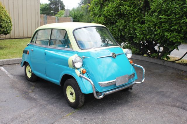 1960 BMW Isetta 600 40,000 in Doc. Resto 1960 BMW Isetta
