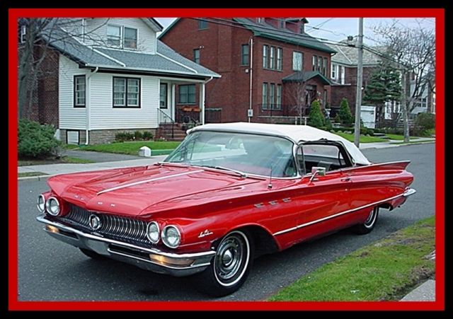 1960 BUICK CONVERTIBLE LaSabre NICE CAR,BIG FINS,RUNS & DRIVES! MUST SELL-BUY IT 1960 Buick Electra CONVERTIBLE!
