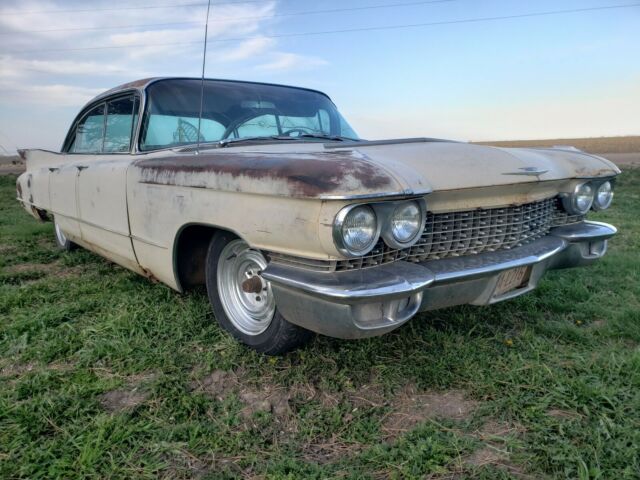 1960 CADILLAC 6 WINDOW SEDAN DEVILLE 4 DOOR PARTS OR PROJECT CAR 1959 NO TITLE 1960 Cadillac DeVille