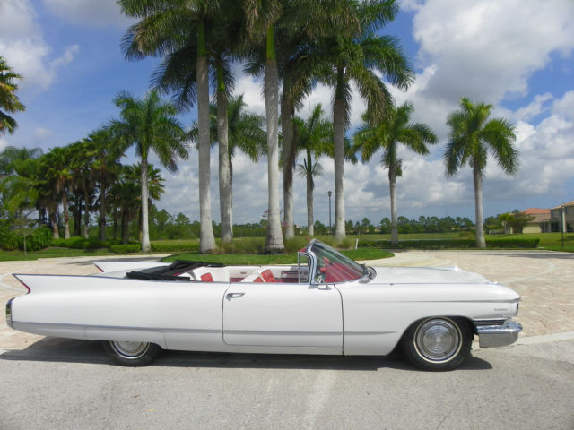 1960 CADILLAC CONVERTIBLE*TRI-POWER*FACTOR A/C CAR*CALIFORNIA ORIG BLACK PLATE 1960 Cadillac DeVille