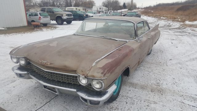 1960 Cadillac Coupe DeVille Barn Find Restoration Project No Reserve 1960 Cadillac DeVille Coupe