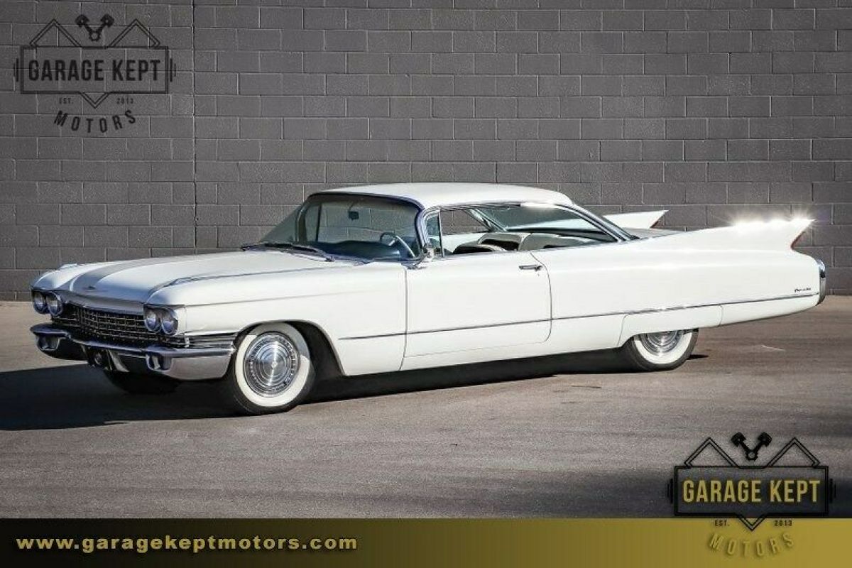 1960 Cadillac Coupe DeVille White Coupe 390 V8 89452 Miles 1960 Cadillac DeVille