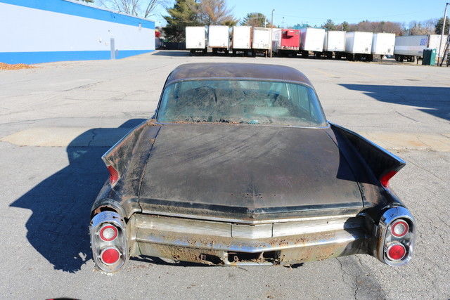 1960 Cadillac DeVille Sedan Parts Car Engine Trans Glass Chrome - photo 7