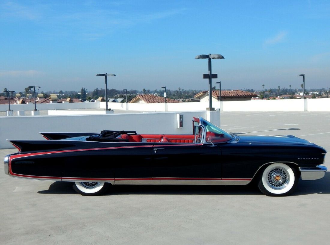 1960 Cadillac Eldorado Biarritz Bucket Seat Convertible Restored Cal. Car - photo 12