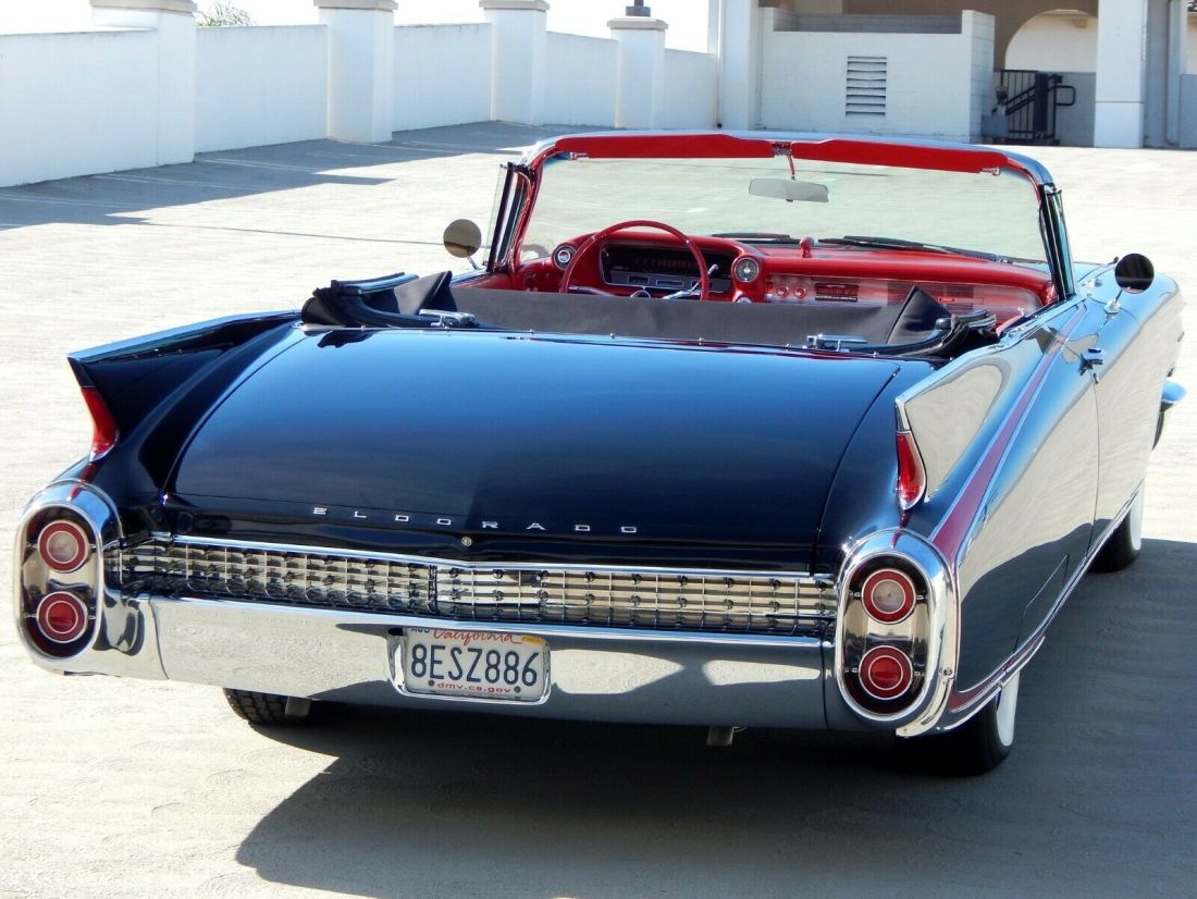 1960 Cadillac Eldorado Biarritz Bucket Seat Convertible Restored Cal. Car - photo 8