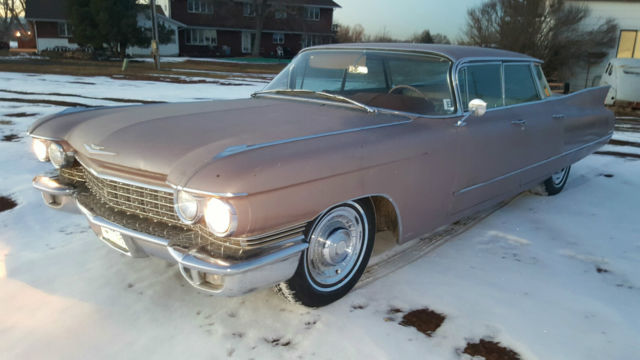 1960 Cadillac Sedan De Ville Series 60 V8 Flat Top model 1960 Cadillac DeVille Sedan DeVille Very Original Car Colorado