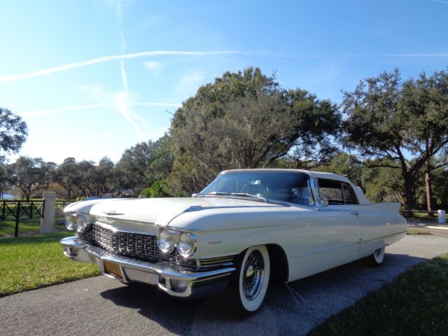 1960 CADILLAC SERIES 62 CONVERTIBLE LEATHER "DOCTOR OWNED" UNMOLESTED ORIGINAL!! 1960 Cadillac Series 62 CONVERTIBLE