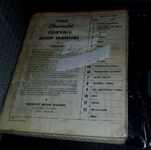 1960 Chevrolet Corvair GOOD - photo 13