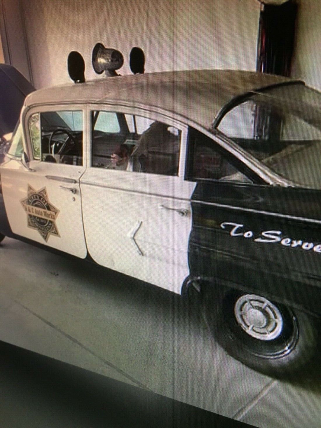 1960 Chevrolet Biscayne Police Car Movie Prop Andy Griffith and Barney 1960 Chevrolet Impala