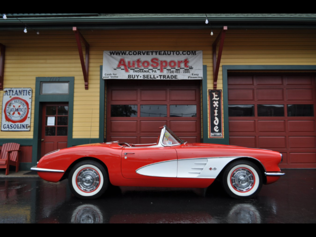 1960 Chevrolet Corvette 270hp 2x4's 4sp Texas Corvette! 10092 Miles Red 283ci 2 1960 Chevrolet Corvette 270hp 2x4's 4sp Texas Corvette!
