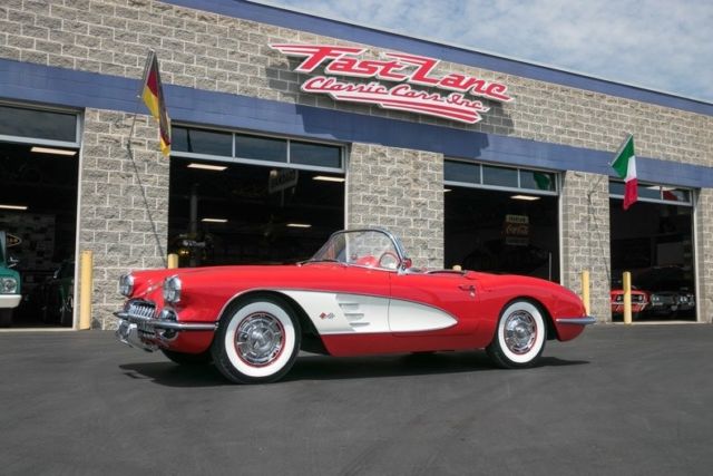 1960 Chevrolet Corvette 283 V8 4 Speed Desirable Red / Red Color Combo 1960 Chevrolet Corvette Ask About Free Shipping!