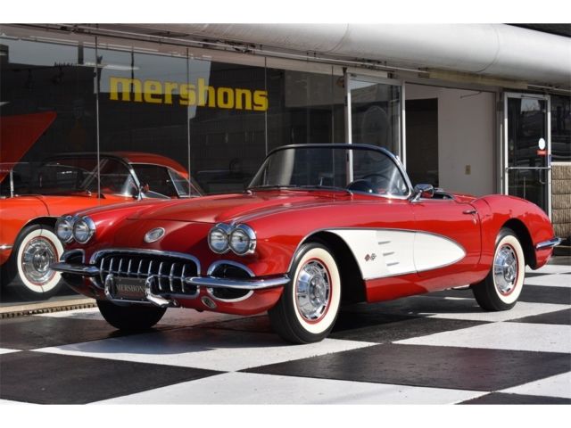 1960 Chevrolet Corvette, 4 Speed, Red on Black, White Coves, Drives Great! 1960 Chevrolet Corvette