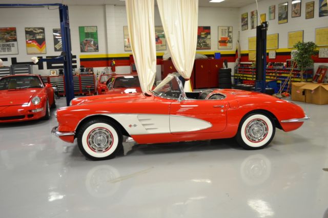 1960 Chevrolet Corvette 58435 Miles Red 2 Door Manual 1960 Chevrolet Corvette --