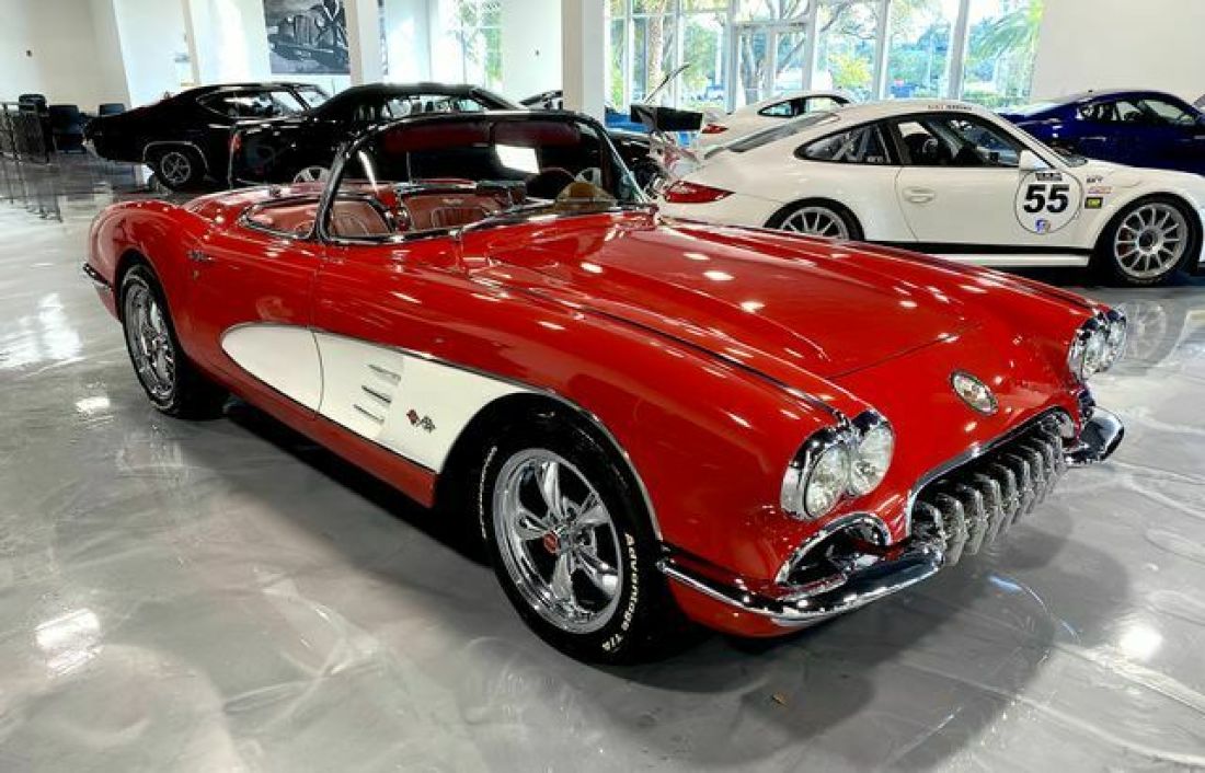1960 Chevrolet Corvette Convertible 5780 Miles Red 1960 Chevrolet Corvette Convertible