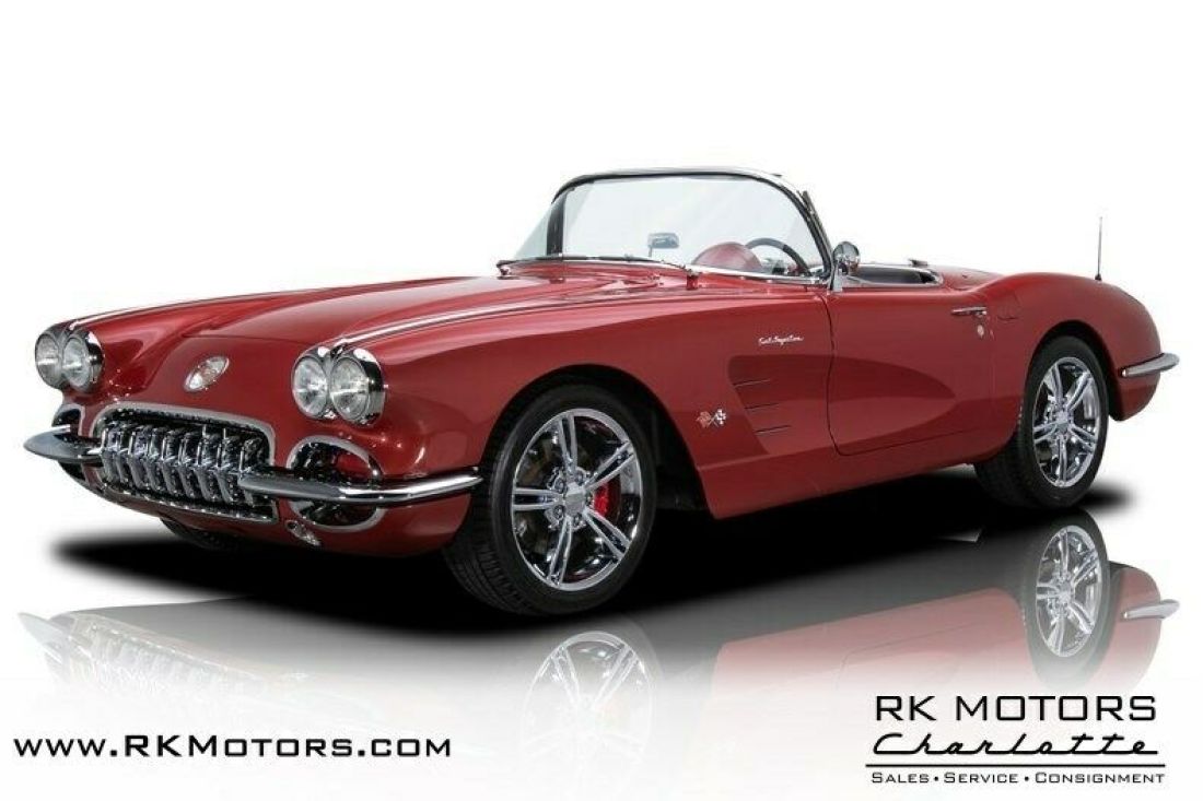 1960 Chevrolet Corvette Honduras Maroon Convertible LS3 6.2L V8 6 Speed Manual 1960 Chevrolet Corvette
