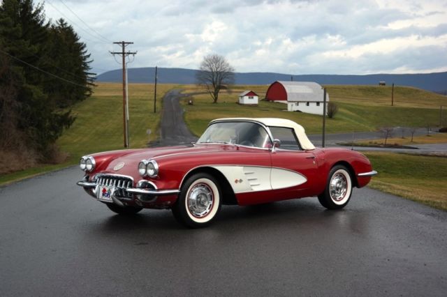 1960 Chevrolet Corvette Rare Honduras Maroon Survivor Type #s matching - photo 2