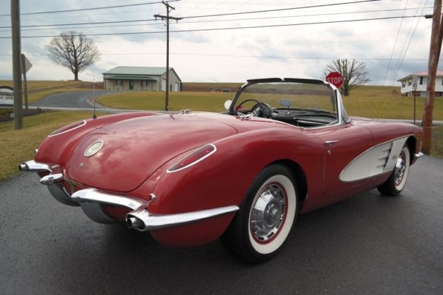 1960 Chevrolet Corvette Rare Honduras Maroon Survivor Type #s matching - photo 4