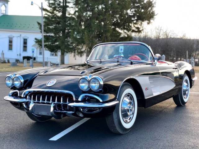 1960 Chevrolet Corvette *RareBlack/Red*#sMatch283/230hp*Automatic*L@@K 1960 Chevrolet Corvette *RareBlack/Red*#sMatch283/230hp*Automatic*L@@K