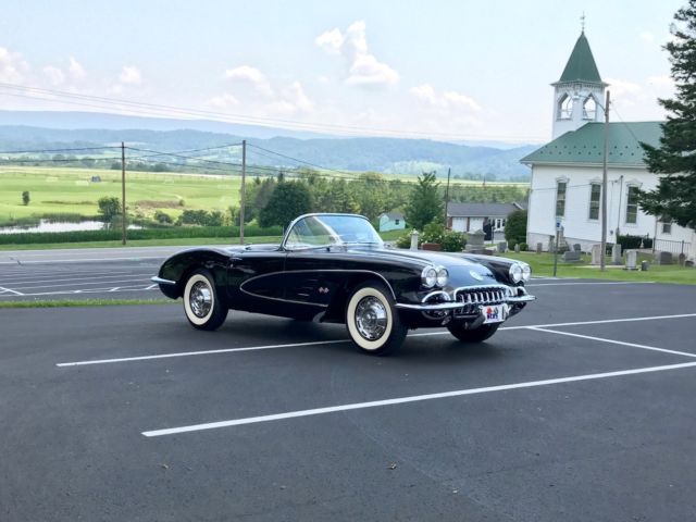 1960 Chevrolet Corvette ReginalNCRS2ndFlight*FrameOff*TripleBlack*2x4s245h - photo 2