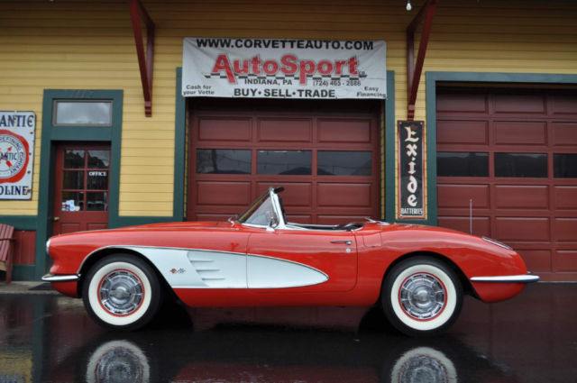 1960 Chevrolet Corvette Roman Red/Black Restored w/ Docs - photo 10