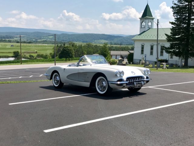 1960 Chevrolet Corvette White/Black*283ci/230hp*4spd*NICECORVETTE - photo 3