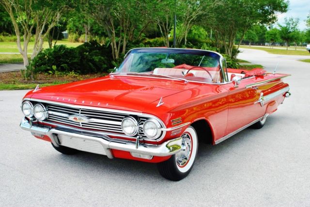 1960 Chevrolet Impala Convertible Beautiful Classic 348 V8 All Power Options! 1960 Chevrolet Impala Convertible Absolutely Stunning Show Car! Loaded!