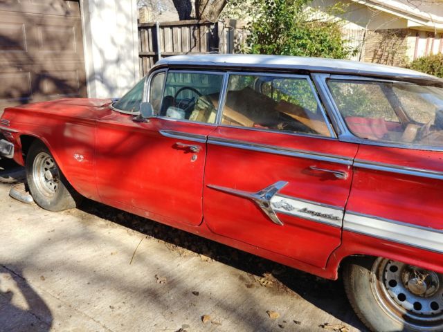 1960 Chevrolet Impala Sedan with Sport Roof - Project Car / Parts Donor Car 1960 Chevrolet Impala Sport Sedan