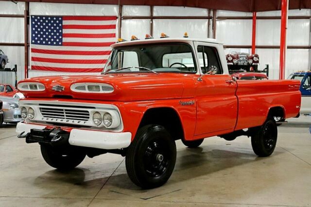 1960 Chevrolet K-20 Apache 13573 Miles Omaha Orange Pickup Truck 6 Cylinder 4-Sp 1960 Chevrolet Other Pickups Apache
