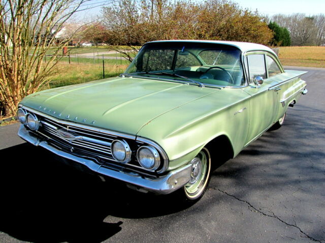 1960 Chevy Belair 2 DR 283 V8 Powerglide 2 spd Auto " Farm Find " Original Cond. 1960 Chevrolet Impala Belair 2door Matching numbers