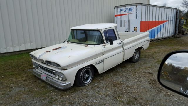 1960 Chevy C-10 Custom VERY RARE SIDE TRIM Short Box BIG Back Window 1960 Chevrolet C-10
