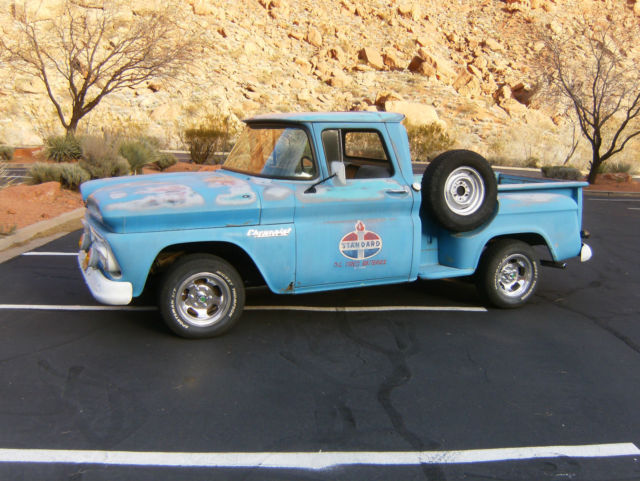 1960 Chevy C/10. Apache, Short Bed stepside Shop Truck, Vintage W 348 Big Block 1960 Chevrolet C-10 Apache