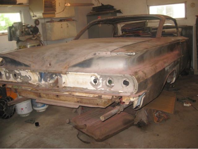 1960 Chevy Impala, 2 Door Coupe, 348 Big Block, Project Car, Low Reserve 1960 Chevrolet Impala